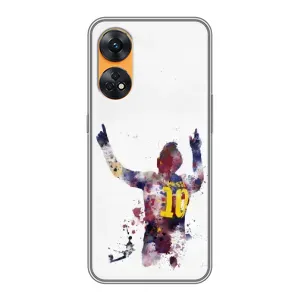 Чохли Мессі для Oppo Reno 8T (AlphaPrint) (Messi Barca)