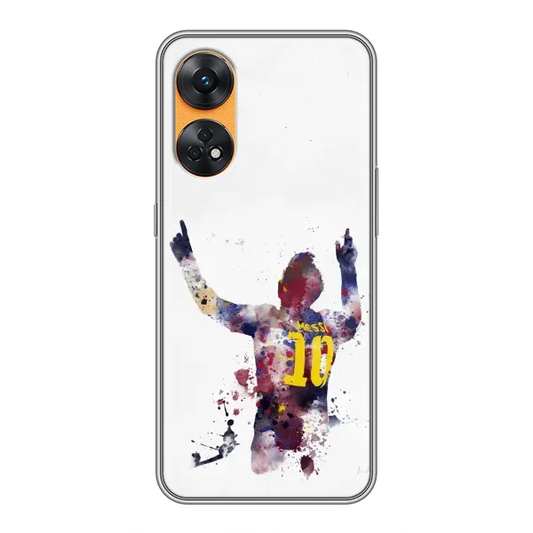 Чохол з принтом «Messi Barca» для OPPO Reno 8T