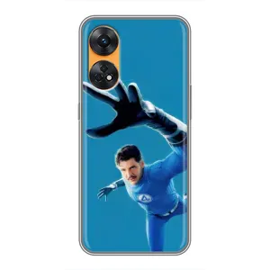 Чехол с принтом Фантастическая четверка для Oppo Reno 8T (Мистер Фантастик супергерой)