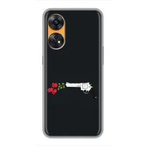 Чехлы (ART) Цветы на Oppo Reno 8T (VPrint) (Неочікувані квіти)