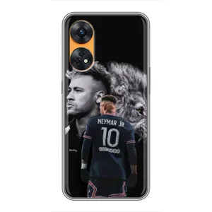 Чохол Неймар для Oppo Reno 8T (AlphaPrint) (Неймар Лев)