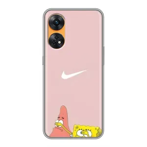 Чохол Губка Боб для OPPO Reno 8Т (Патрік і Губка)