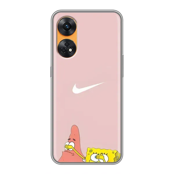 Чохол з принтом «Патрік і Губка» для OPPO Reno 8T
