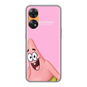 Чохол Губка Боб для OPPO Reno 8Т (Персонаж Патрік)
