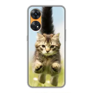 Чохли з Котиками для Oppo Reno 8T (VPrint) (Прижок кота)