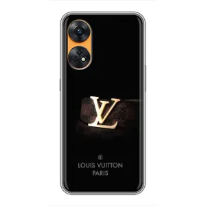 Чехлы Луи Витон для Oppo Reno 8T (AlphaPrint - LOUIS VUITTON) (ремешок LV)