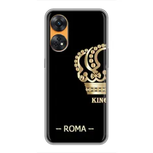 Чехлы для Oppo Reno 8T (VPrint) - Футбольные клубы (Roma)