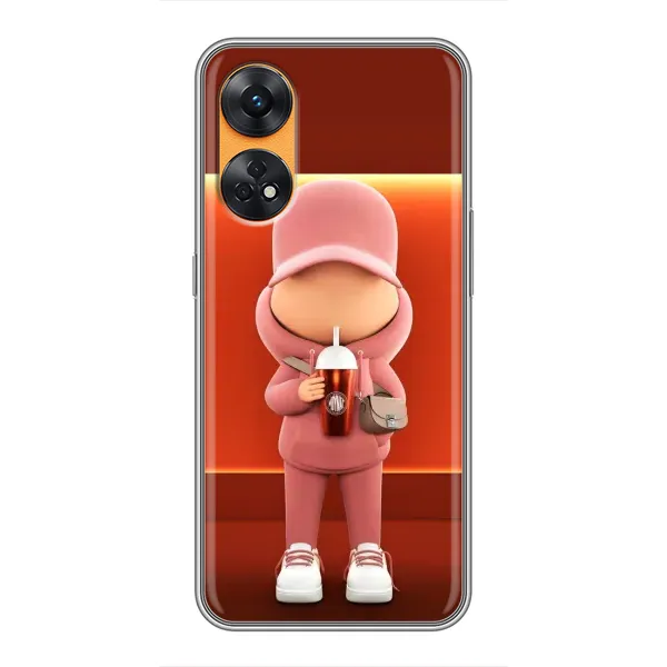 Чехол с принтом «С Кофе» для OPPO Reno 8T Чехол с принтом «С Кофе» для OPPO Reno 8T