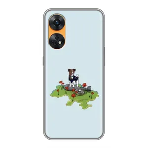 Чехлы с картинкой собаки Патрон для Oppo Reno 8T (AlphaPrint) (Сапер Пес)