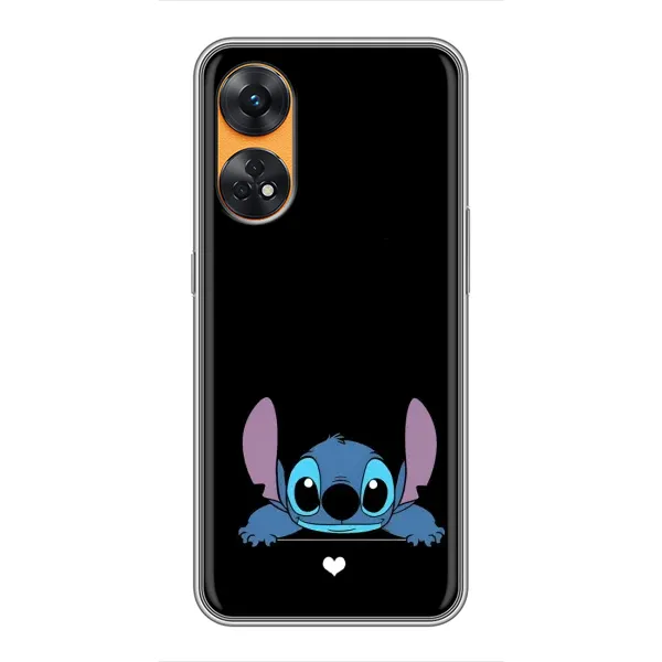 Чехол с принтом «Стич на черном» для OPPO Reno 8T Чехол с принтом «Стич на черном» для OPPO Reno 8T