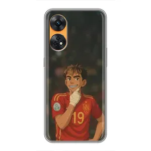 Чохол з футболістом Ламін Ямаль Oppo Reno 8T (Ямаль аніме)