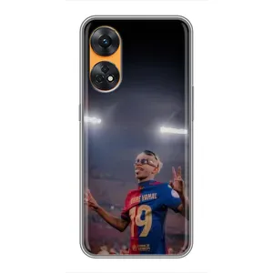 Чохол з футболістом Ламін Ямаль Oppo Reno 8T (Ямаль на стадіоні)