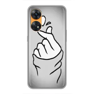 Чохол з принтом «Значок Love» для OPPO Reno 8T