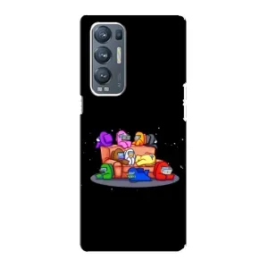 Чохли Амонг Ас для Oppo Reno5 Pro Plus 5G (AlphaPrint) (Амонг-ас)
