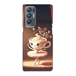 Чохол з мемом Тралалело тралала на Oppo Reno5 Pro Plus 5G (Балерина капучина)
