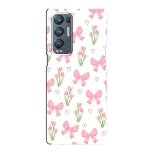 Чохол з бантиками на ОPPO Reno5 Pro Plus (5G) (Банти і квіти)
