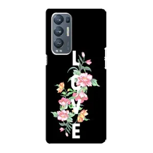 Чехлы для любимой на ОPPO Reno5 Pro Plus (5G) (VPrint) (Квіти LOVE)