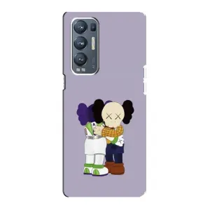 Чохли для Oppo Reno5 Pro Plus 5G - Bearbrick Louis Vuitton (PREMIUMPrint) (Дружба Беарбрік)