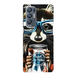 Чохол з принтом для ОPPO Reno5 Pro Plus (5G) - (Прикольні) (AlphaPrint) (Єнот з банкою)