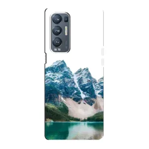 Силиконовый чехол с КАРТИНКАМИ лето для Oppo Reno5 Pro Plus 5G (AlphaPrint) (Гори)