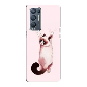 Чохол на ОPPO Reno5 Pro Plus (5G) з Котиками (VPrint) (Котик падає)