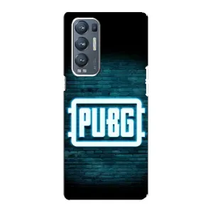 Чеjхол PUBG для ОPPO Reno5 Pro Plus (5G) (AlphaPrint) (Лого PUBG)