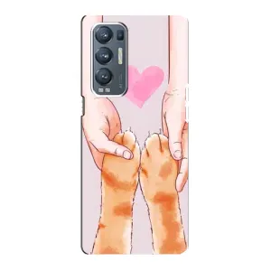Чохол на ОPPO Reno5 Pro Plus (5G) з Котиками (VPrint) (Любовь до котиків)