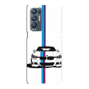 Чохол для ОPPO Reno5 Pro Plus (5G) - з принтом БМВ (AlphaPrint) (Машина БМВ)