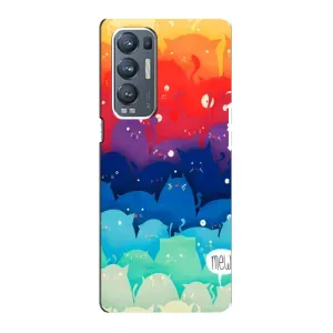 Чохол на ОPPO Reno5 Pro Plus (5G) з Котиками (VPrint) (Mew)