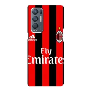 Чохли для Oppo Reno5 Pro Plus 5G (VPrint) - Футбольні клуби (Milan)