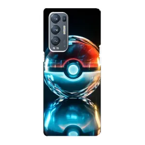 Чохол з Пікачу на Oppo Reno5 Pro Plus 5G (М'яч Пікачу)