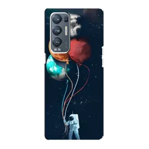 Космічні Чохли для ОPPO Reno5 Pro Plus (5G) (VPrint) (Планети кульки)