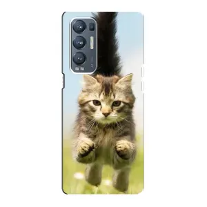 Чохли з Котиками для Oppo Reno5 Pro Plus 5G (VPrint) (Прижок кота)