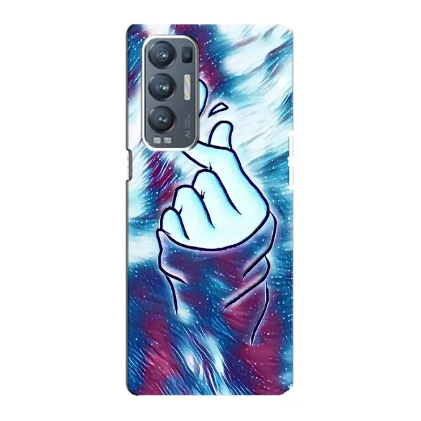 Чехол с принтом «Радужное сердце» для OPPO Reno5 Pro Plus (5G) Чехол с принтом «Радужное сердце» для OPPO Reno5 Pro Plus (5G)