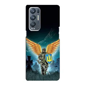 Чехлы с картинкой ЗСУ для Oppo Reno5 Pro Plus 5G (AlphaPrint) (Солдат ЗСУ)