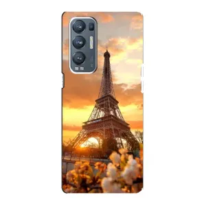 Чохол Ейфелева Вежа Oppo Reno5 Pro Plus 5G - (AlphaPrint) (Сонячня вежа)