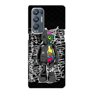 Чохли для Oppo Reno5 Pro Plus 5G - Bearbrick Louis Vuitton (PREMIUMPrint) (Стиль Bearbrick)