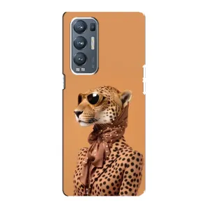 Чохол з принтом стильні тварини для ОPPO Reno5 Pro Plus (5G) (Стильний леопард)
