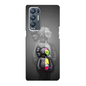 Чохли для Oppo Reno5 Pro Plus 5G - Bearbrick Louis Vuitton (PREMIUMPrint) (Тіло Bearbrick)