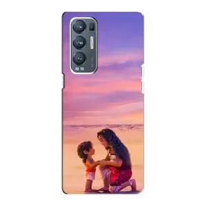 Чехол с мультфильмом Моана Oppo Reno5 Pro Plus 5G (Маленькая Ваяна)