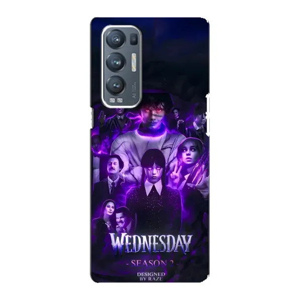 Чехол с принтом «Фиолетовая магия Уэнздей» для OPPO Reno5 Pro Plus (5G) Чехол с принтом «Фиолетовая магия Уэнздей» для OPPO Reno5 Pro Plus (5G)