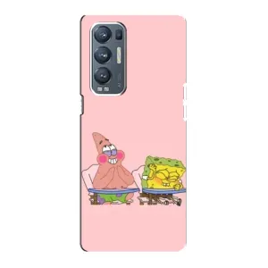 Чохол Губка Боб для ОPPO Reno5 Pro Plus (5G) (За партою)