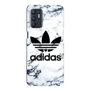 Чохли Адидас для Oppo Reno6 4G (AlphaPrint) (Адідас на мраморі)