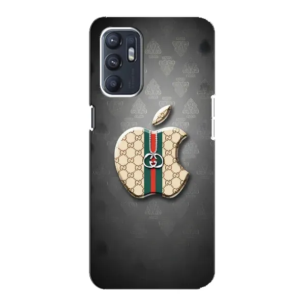 Чехол с принтом «Apple gucci» для OPPO Reno6 4G