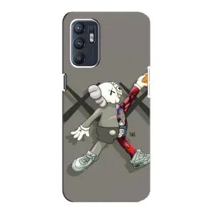 Чохли для Oppo Reno6 4G - Bearbrick Louis Vuitton (PREMIUMPrint) (Беарбрік Джордан)
