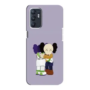 Чохли для Oppo Reno6 4G - Bearbrick Louis Vuitton (PREMIUMPrint) (Дружба Беарбрік)