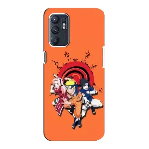 Naruto Anime Чохли для OPPO Reno6 4G (AlphaPrint) (команда Наруто)