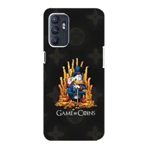 Чехлы для Oppo Reno6 4G - Скрудж МакДак Louis Vuitton (PREMIUMPrint) (Король денег)