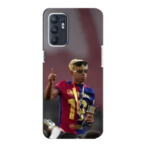 Чехол с футболистом Ламин Ямаль Oppo Reno6 4G