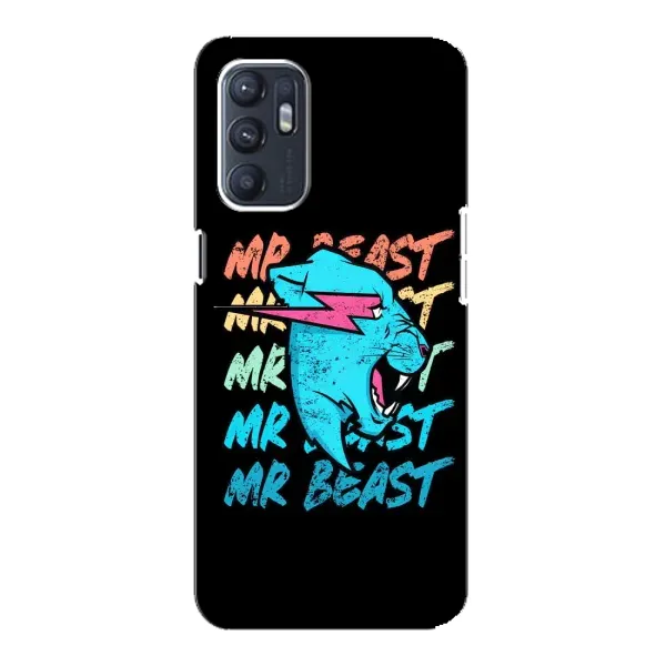Чохол з принтом «logo Mr beast» для OPPO Reno6 4G